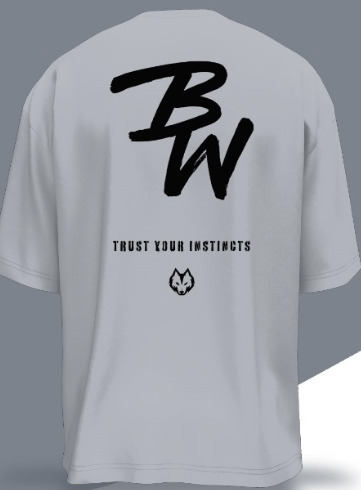 Oversize Silver BW - Badwolf