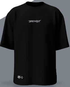 Oversize Negra BW Gris - Badwolf