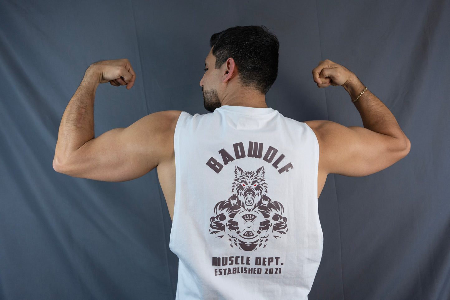 TANK TOP WOLF BLANCA