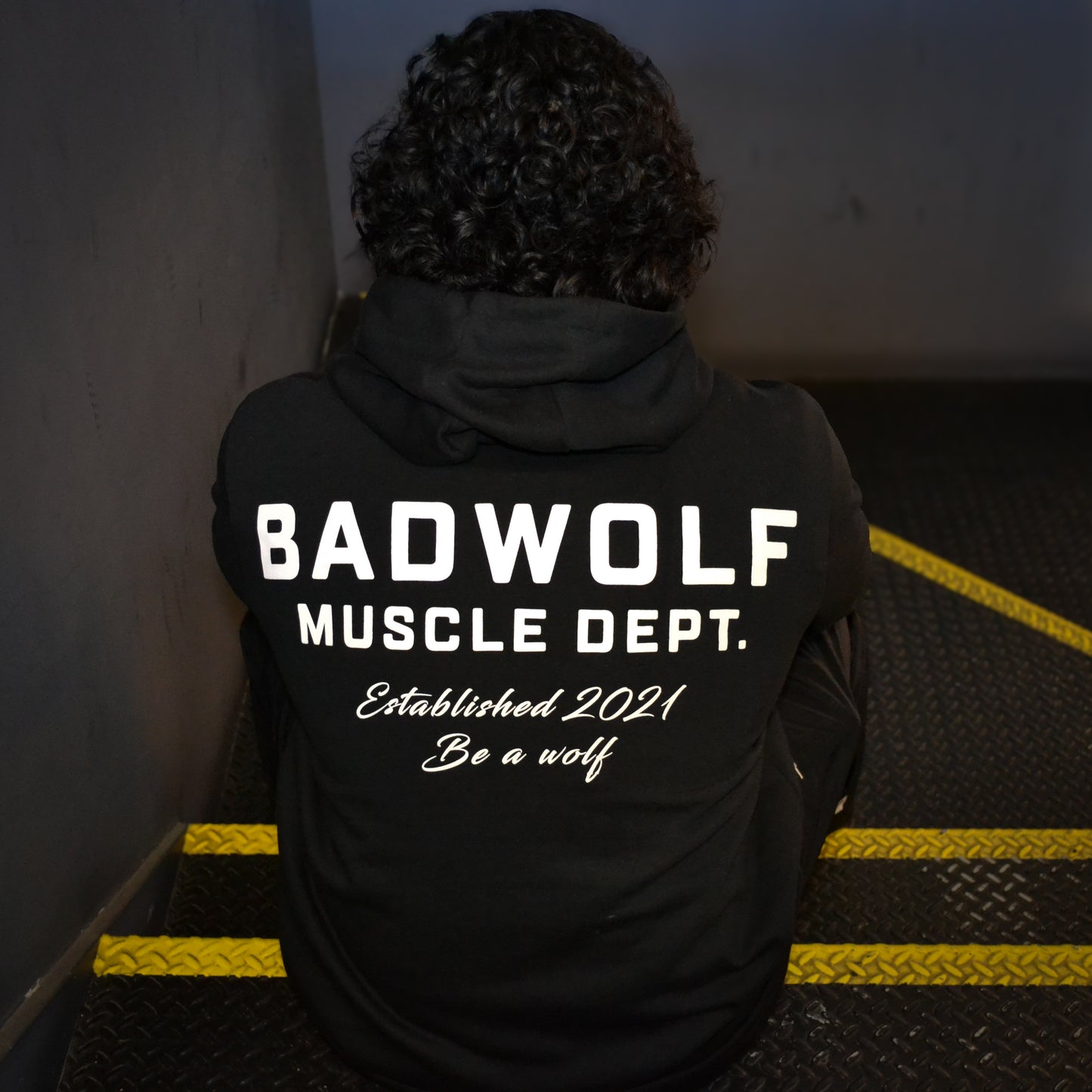 Hoodie Negra - Muscle Dpt.