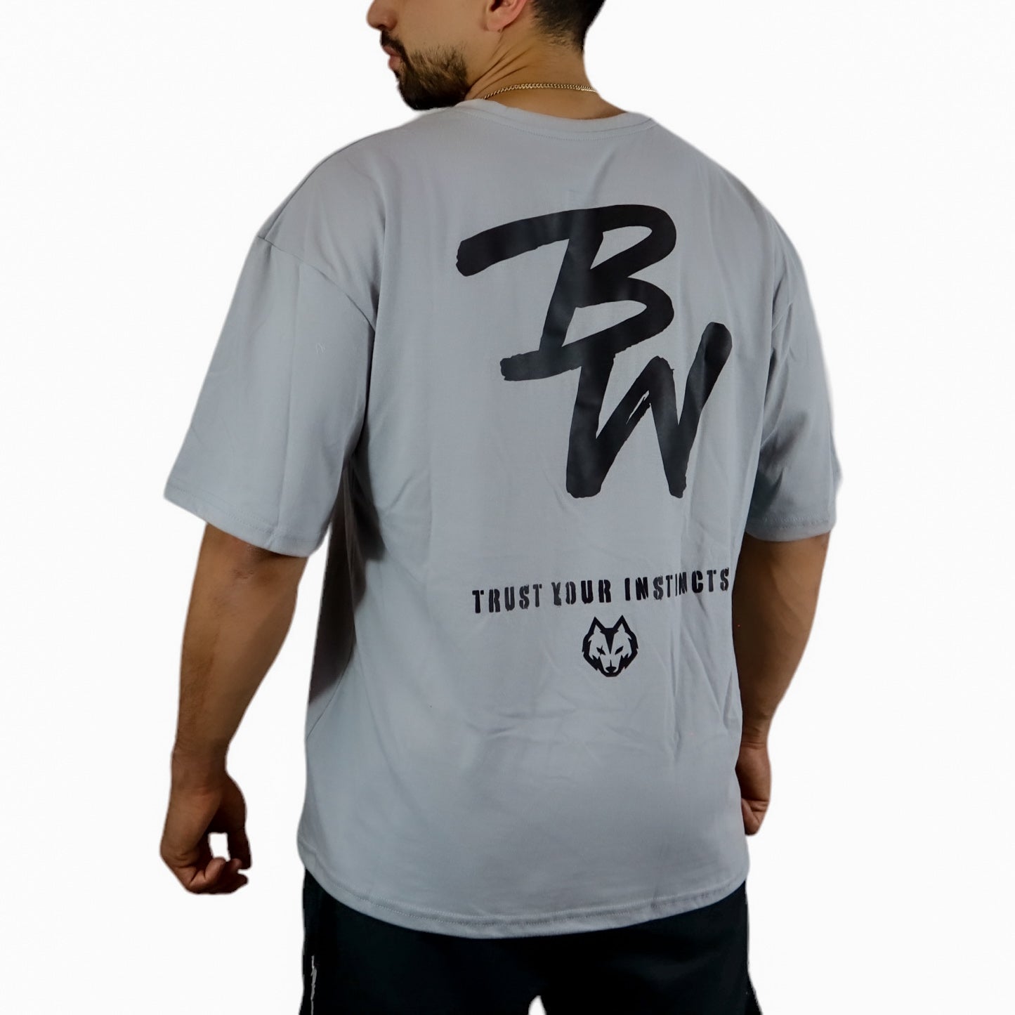Oversize Silver BW - Badwolf