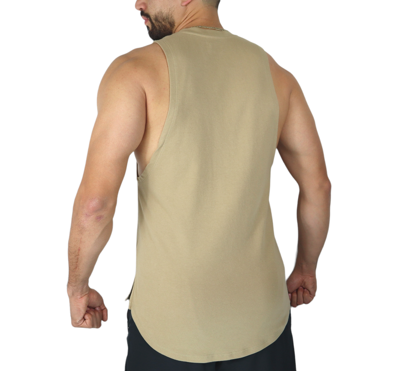 Tank Top Fitted · Camel