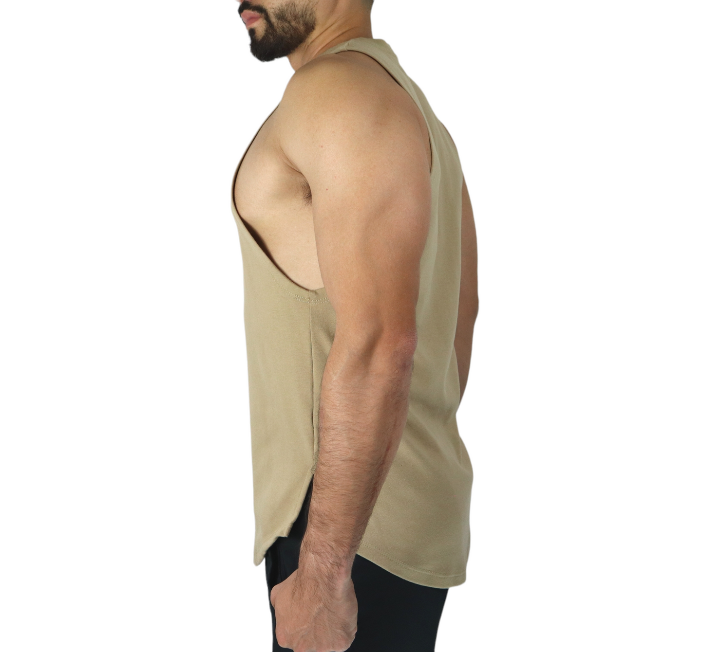 Tank Top Fitted · Camel