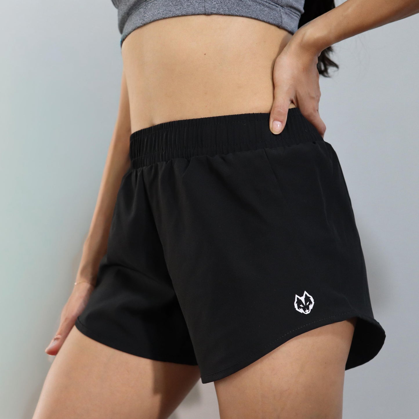 SHORT HYROX - MUJER NEGRO
