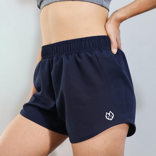 SHORT HYROX - MUJER AZUL MARINO