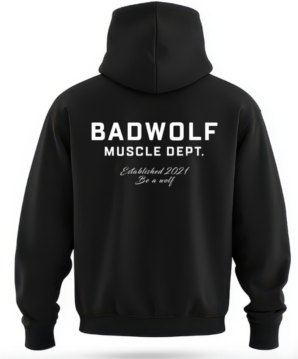 Hoodie Negra - Muscle Dpt.