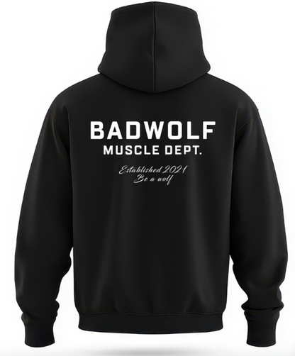 Hoodie Negra - Muscle Dpt.