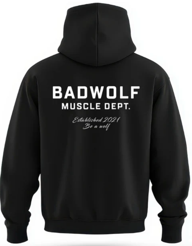 Hoodie Negra Badwolf