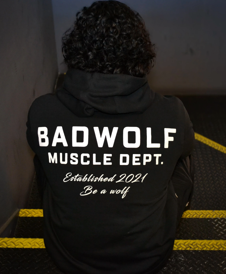 Hoodie Negra Badwolf
