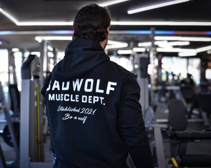Hoodie Negra Badwolf