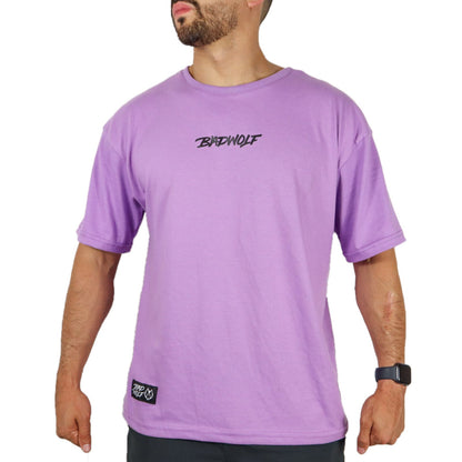 Oversize Anime Tshirt Morada