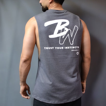 TANK TOP BW GRIS OBSCURO - BWOLF