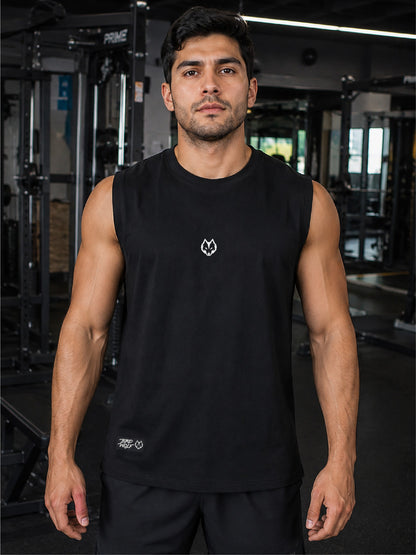 PREVENTA Tank Solid - Negro con Blanco