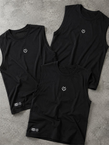 PREVENTA Tank Solid - Negro con Blanco