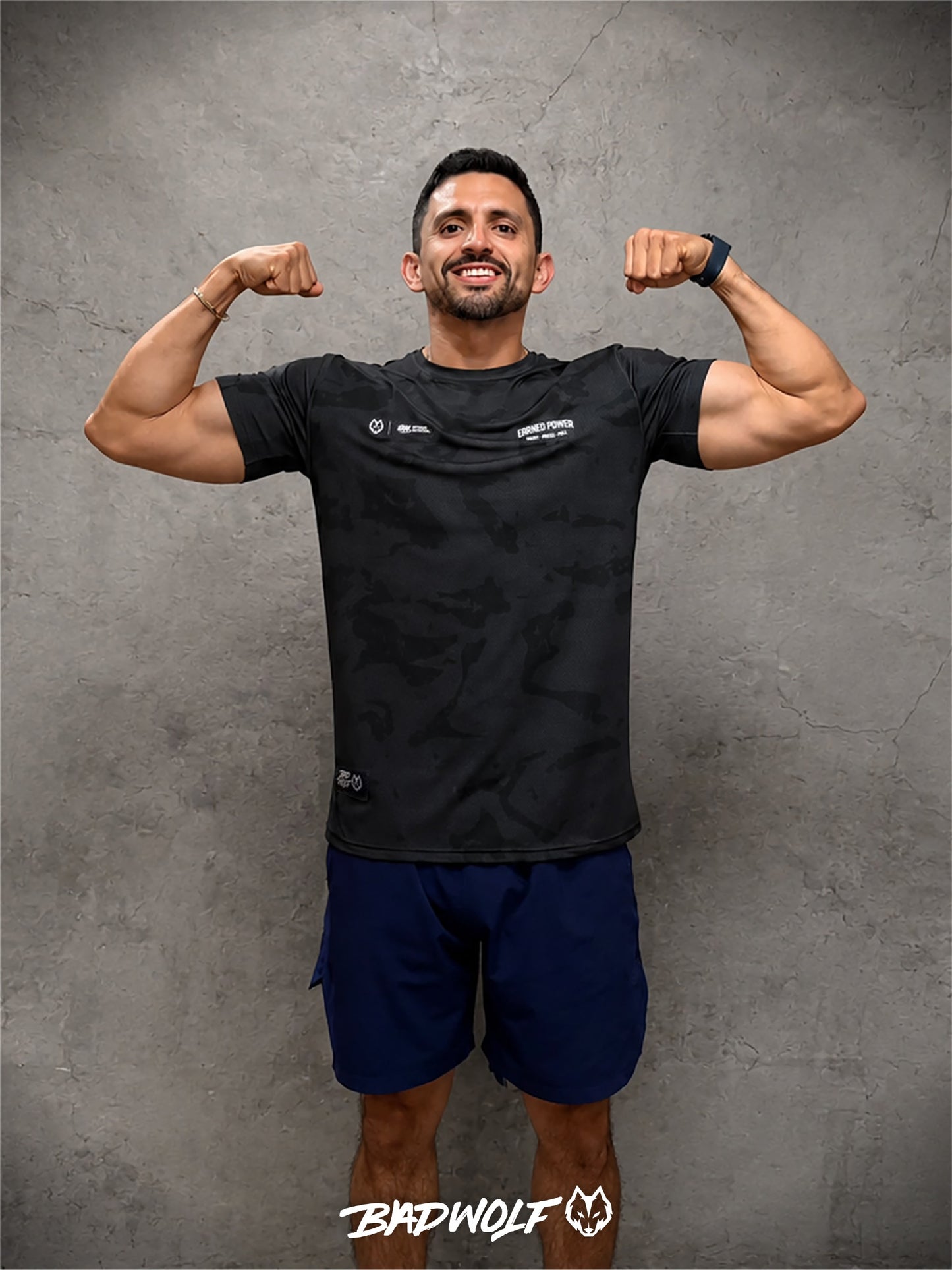 PREVENTA CAMISA COLLAB ON/BW FITTED EARNED POWER