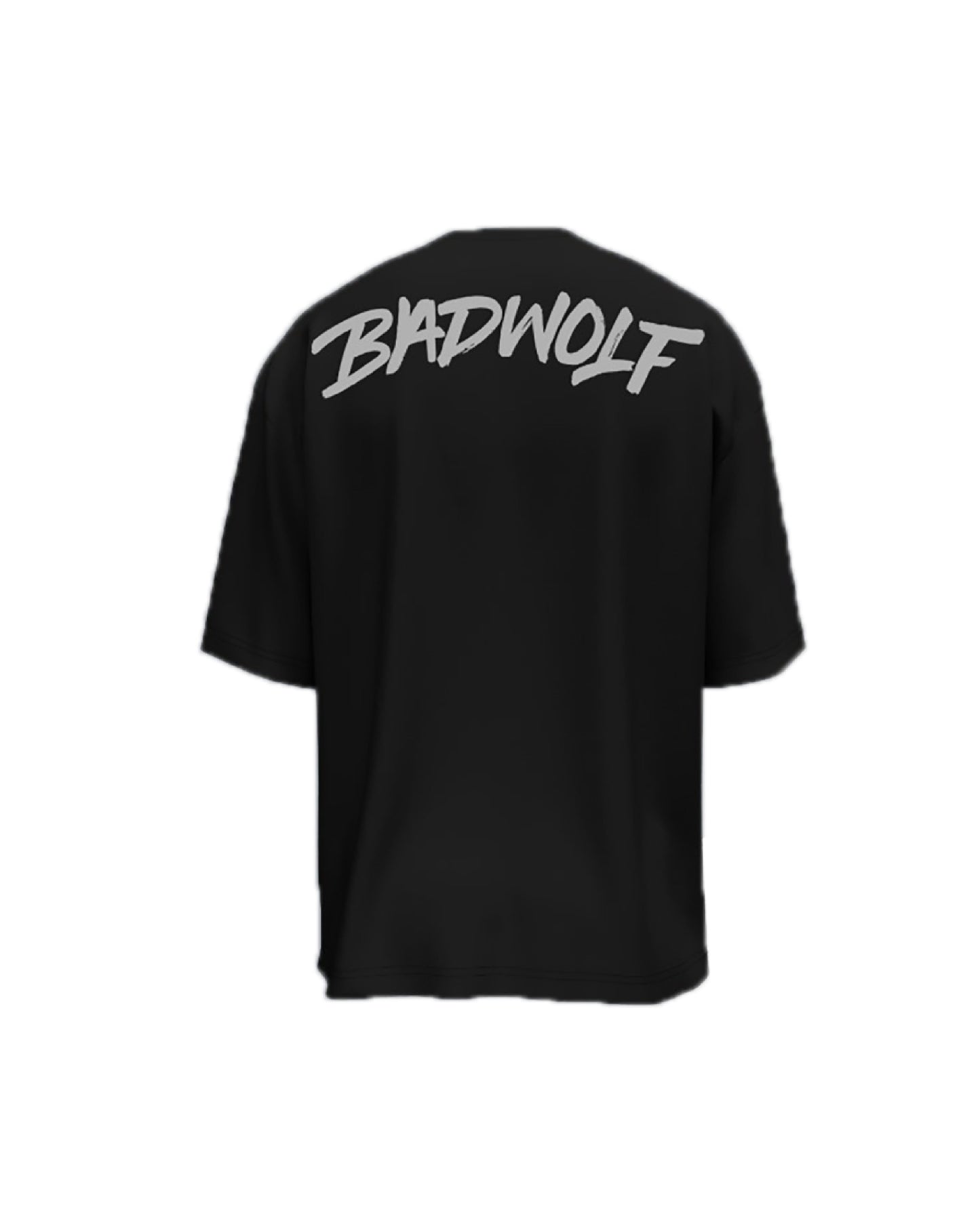 Oversize Tshirt Negra BADWOLF GRIS
