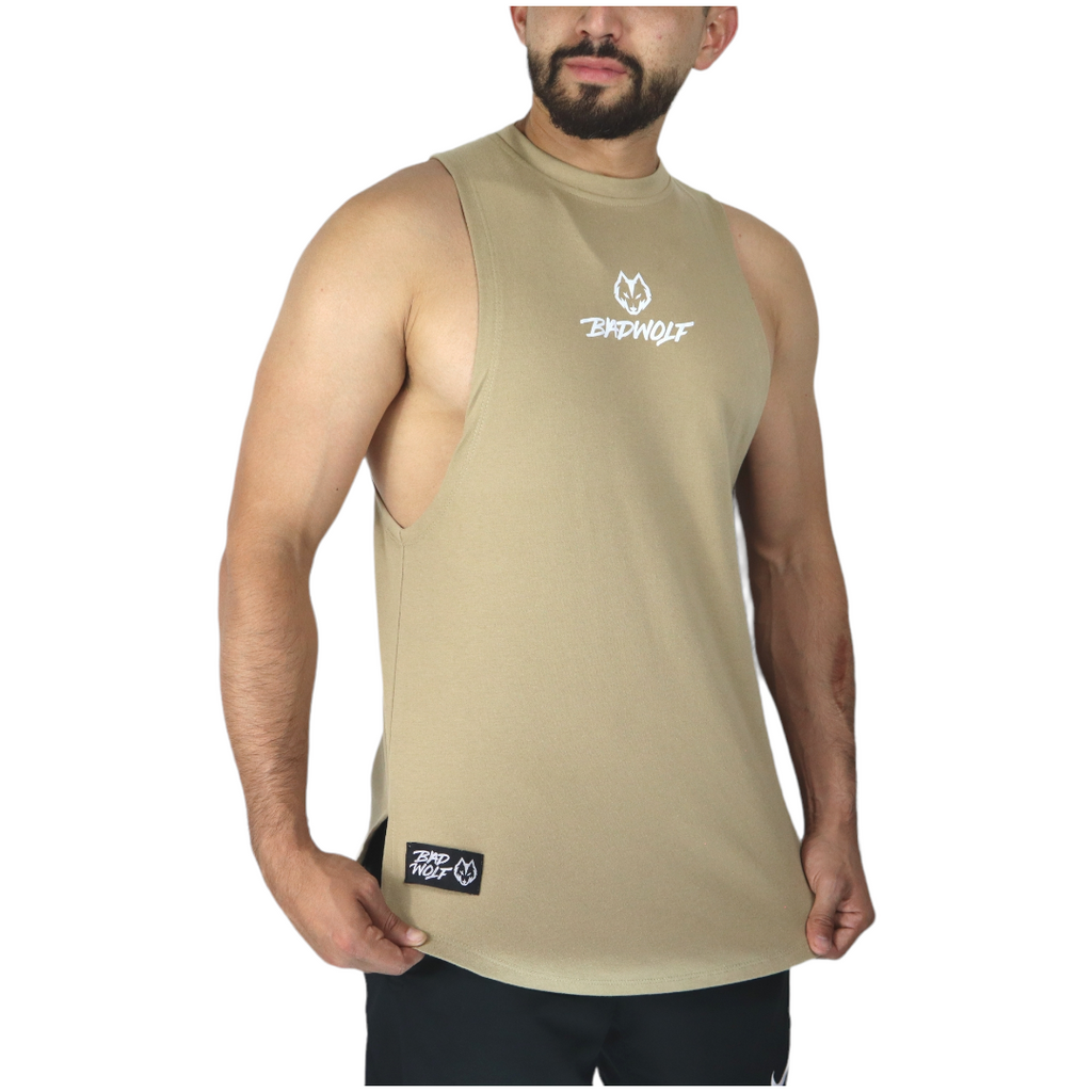Tank Top Fitted · Camel