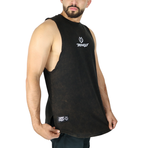 Tank Top Fitted · Black